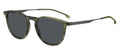 Hugo Boss 1639/S Xyg52Ir Grey Men's Square Sunglasses