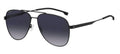 Hugo Boss 1641/S Men's Square Sunglasses - Matte Black 60mm