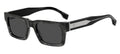 Hugo Boss 1855/S Grey Rectangular Men's Sunglasses 52mm
