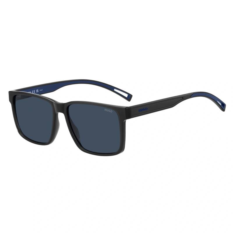 Hugo HG 1369/S Blue Men's Sunglasses Modern Square Frame 57mm