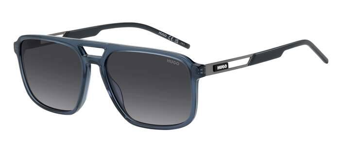 Hugo HG 1383/S Men's Square Sunglasses Blue 58mm