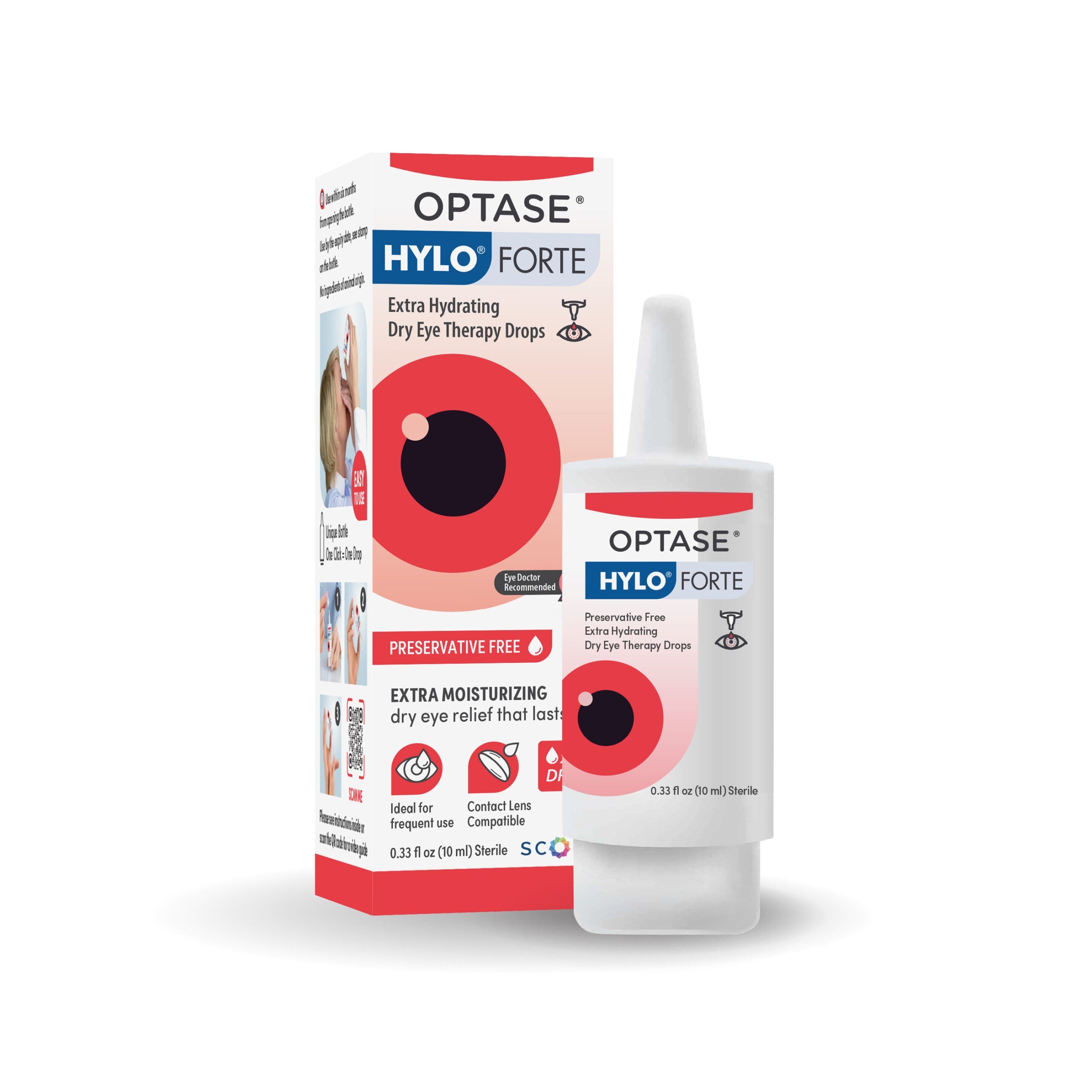 Opatase Hylo Forte Extra Hydrating Dry Eye Therapy Drops 10ml
