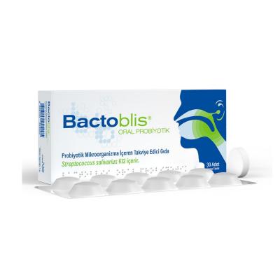 Bactoblis Oral Probiotic Supplement - 30 Lozenges for Oral Health Support