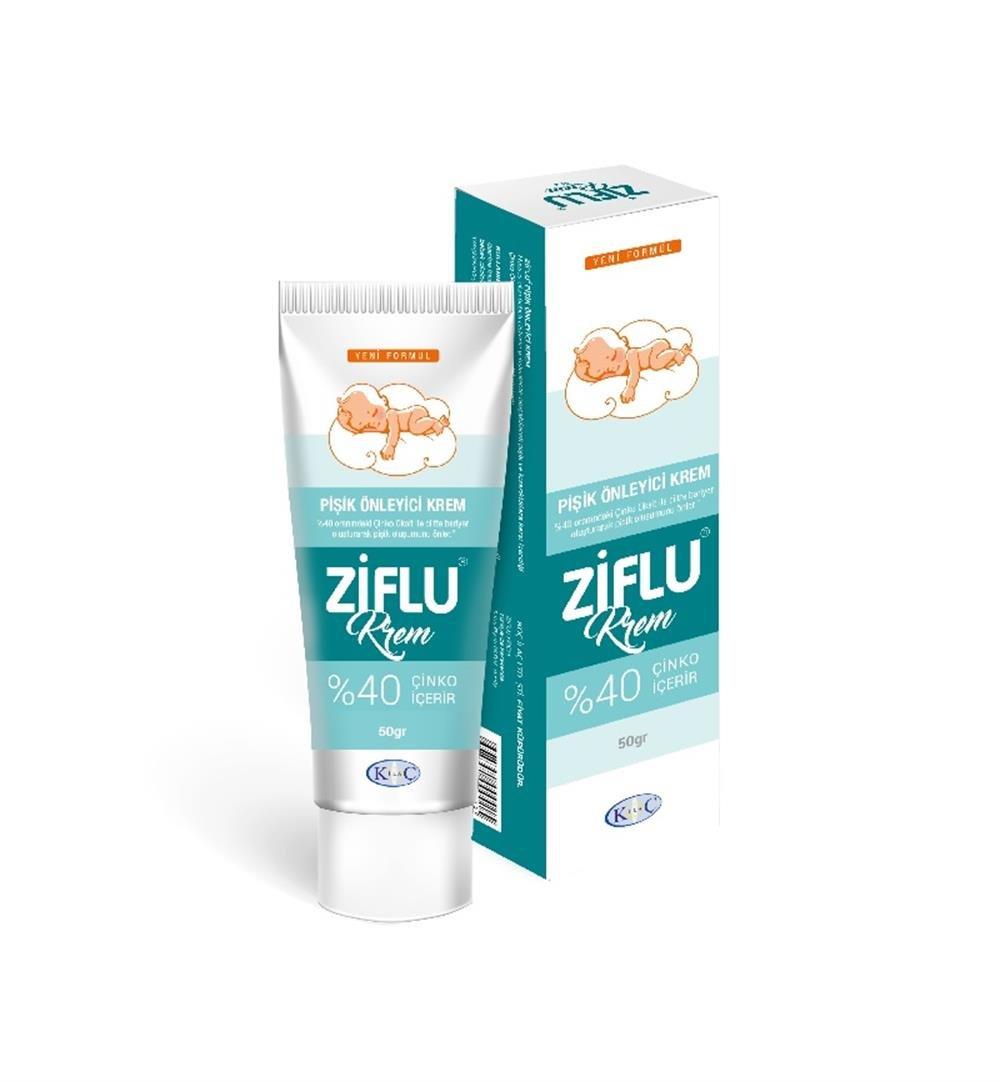 Ziflu Diaper Rash Cream - 40% Zinc Oxide for Baby & Adult Skin Irritation Relief