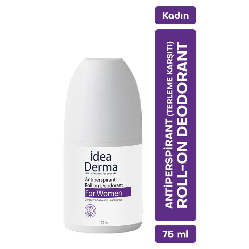 Idea Derma Women's Antiperspirant Roll-On for Freshness 75 ml