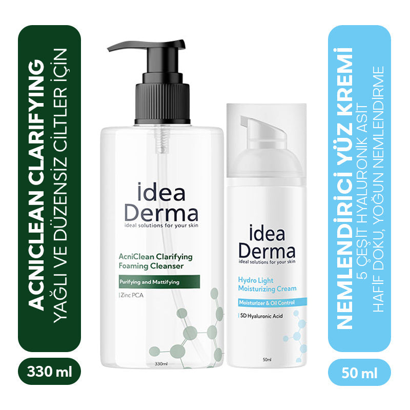 Idea Derma Oily & Combination Skin Set Clarifying & Hydrating Duo