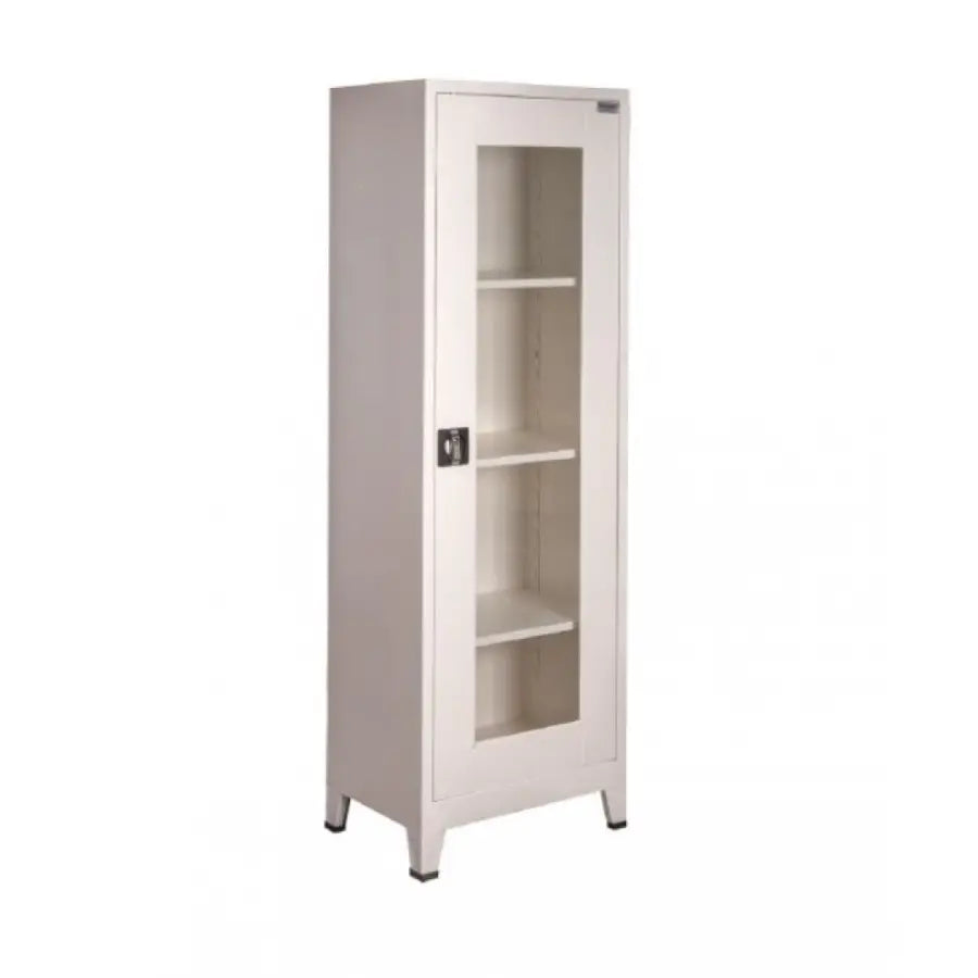 Turmed Single Medical Cabinet with Glass Doors 600x1800mm