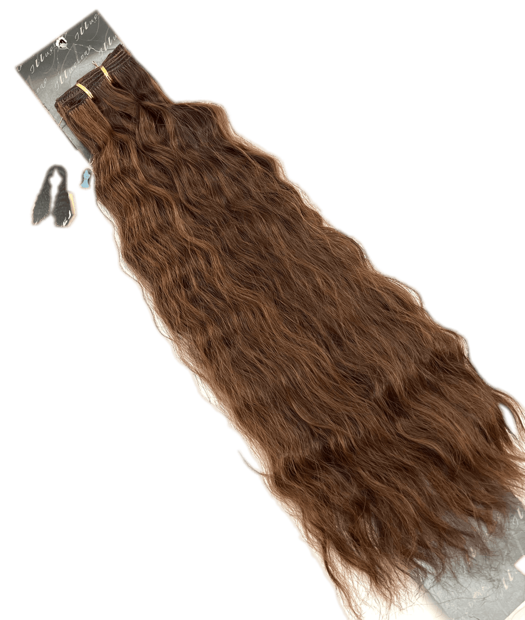 Illusions Collection Peacock Clip (7 piece Clip On) 22 Inch