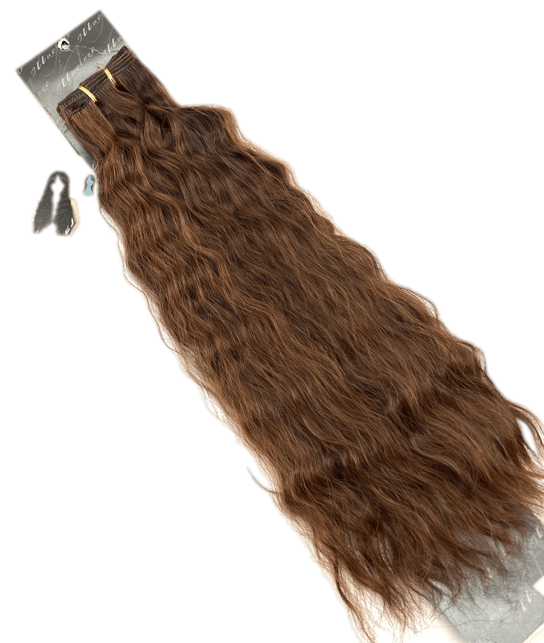 Illusions Collection Peacock Clip (7 piece Clip On) 22 Inch