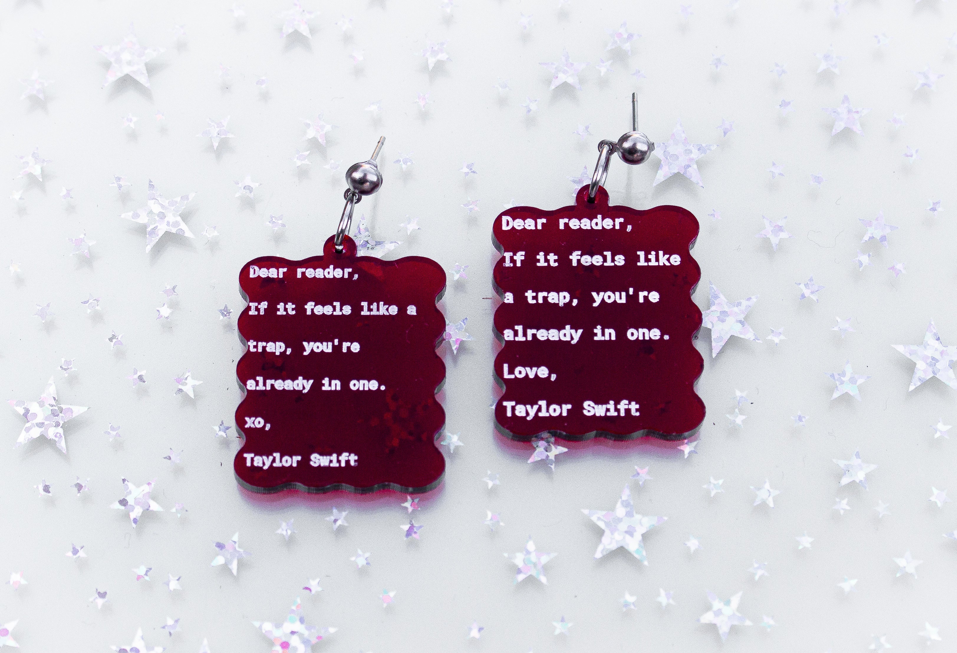 Dear Reader Earrings