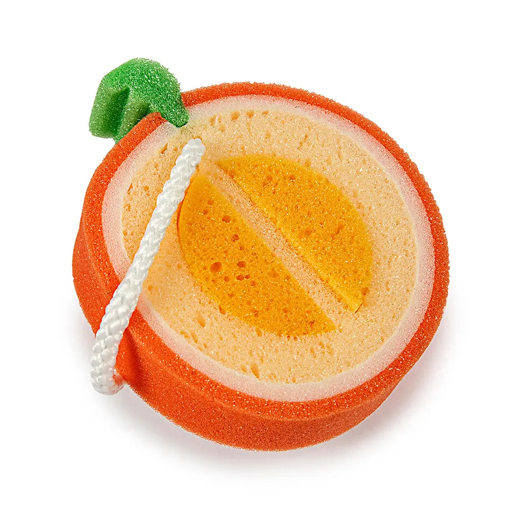 Lionesse Fruit Shaped Bath Sponge for Gentle Exfoliation 1 pc