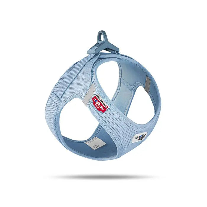 Curli Vest Harness Clasp Air-Mesh Dog Harness Sky Blue Small