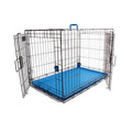 M-Pets Voyager Double Door Dog Crate Blue 106x71x76cm