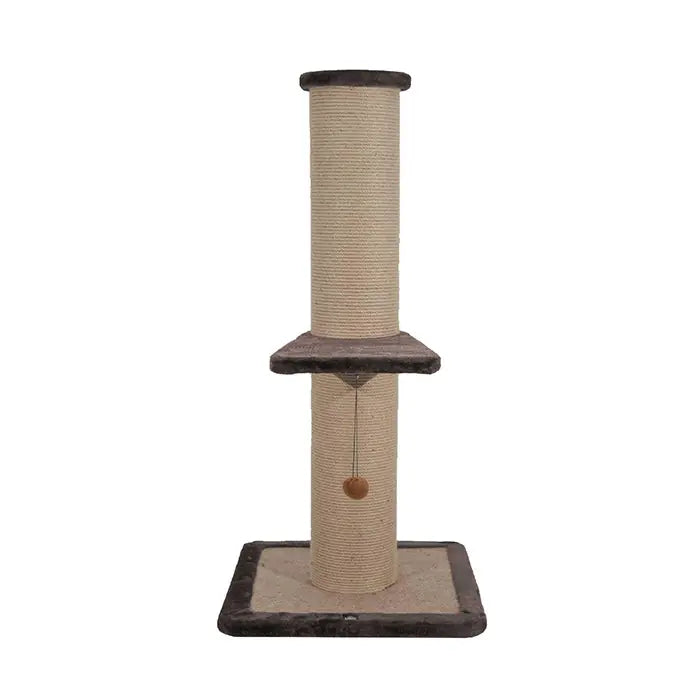 Lotus Pet Design Brown Single Cat Scratching Post 86cm