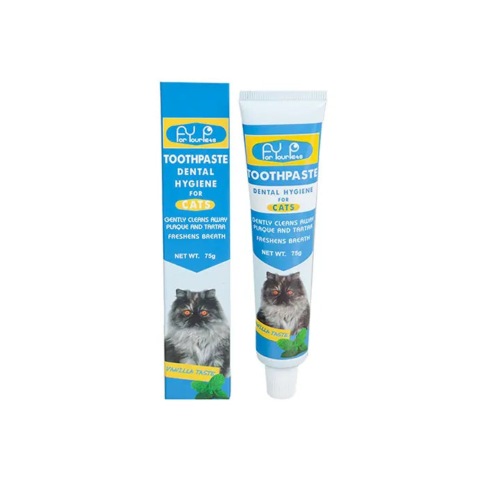 Yingte Vanilla Flavored Cat Toothpaste for Oral Care 70g