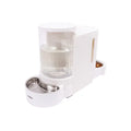 M-Pets Duplo Double Pet Food and Water Dispenser White 3L