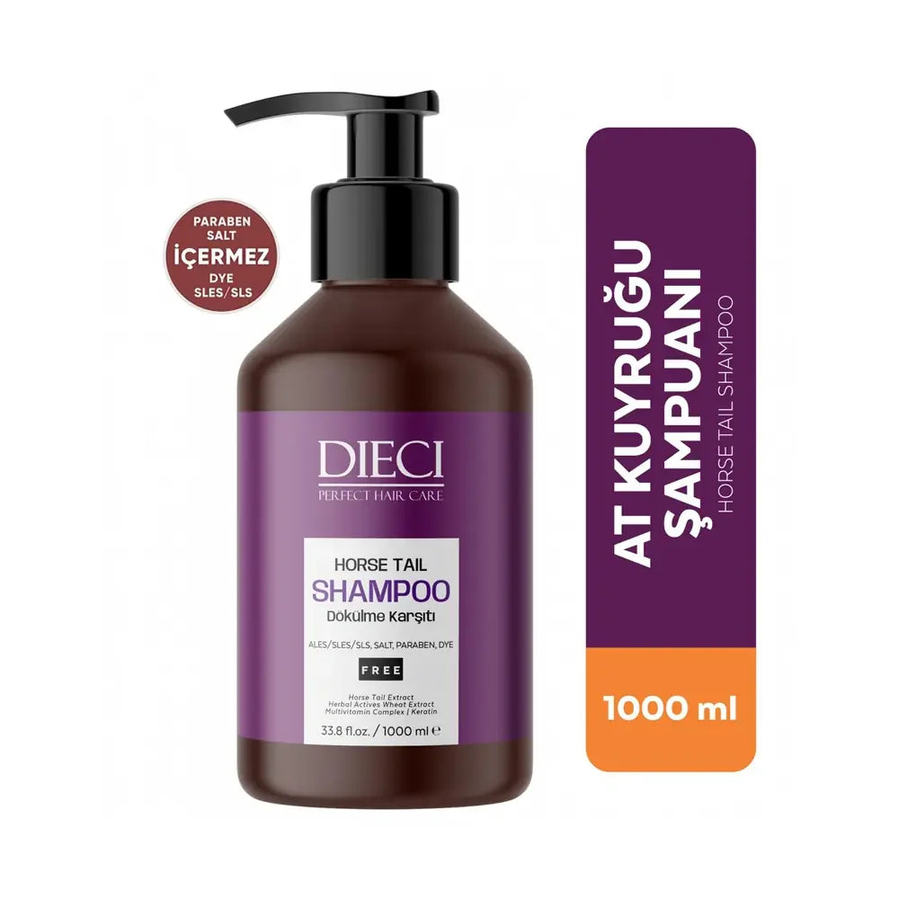 Dieci Horsetail Extract Shampoo for Stronger Hair 1000ml