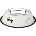 Oripet Patterned Stainless Steel Pet Bowl 8 oz