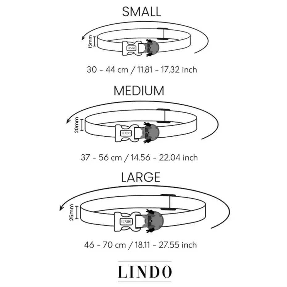 Lindo Bad Mouse Dog Collar Adjustable Small 30-44cm
