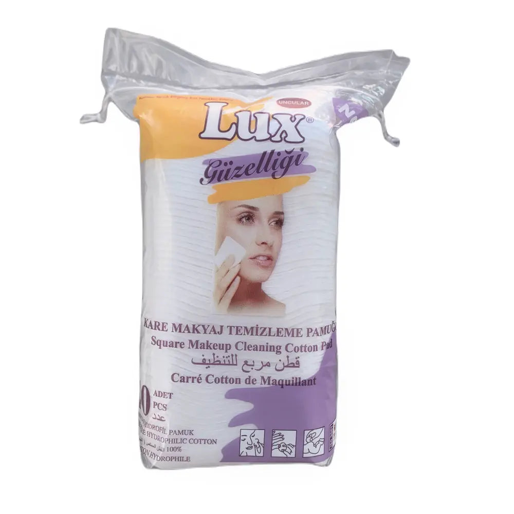 Lux Square Makeup Remover Cotton Pads Soft Cleansing 40 Count