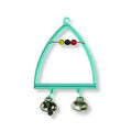 Living World Plastic Bird Perch with Bell Accessory 1 pc