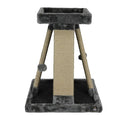 Lotus Pet Design Pyramid Grey Cat Scratcher Durable Sisal 1 pc