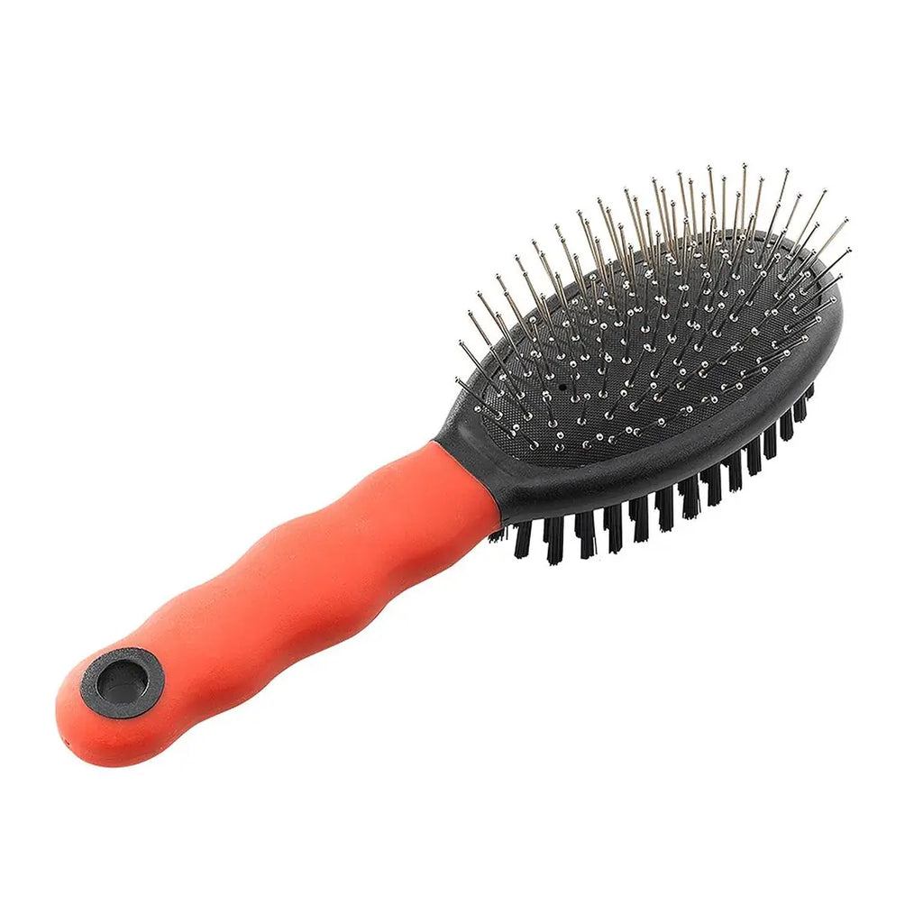 Ferplast Gro 5926 Double-Sided Pet Grooming Brush for Cats and Dogs, 19 cm