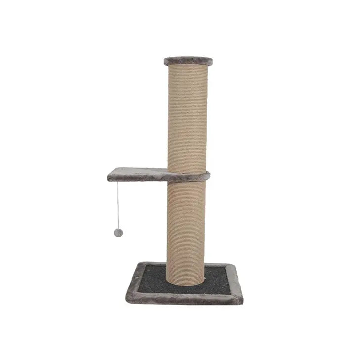 Lotus Pet Design Single Grey Cat Scratching Post 106cm