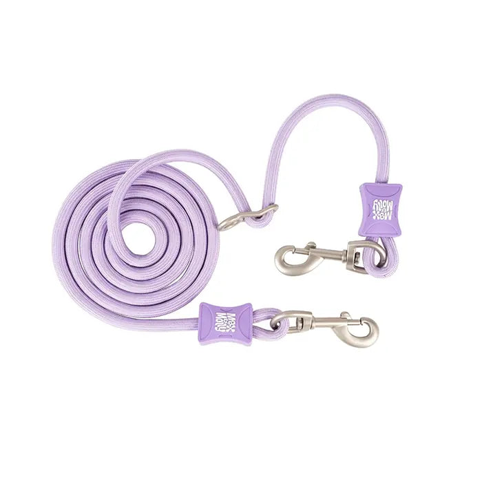 Max & Molly Matrix 2.0 Multifunctional Rope Leash Lilac Small