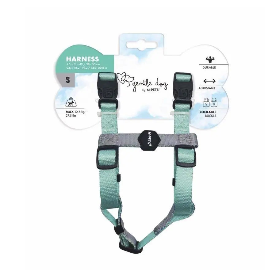 M-Pets Gentle Dog Harness Green Comfortable Fit Size S