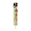 M-Pets Charmy Cone Catnip Cat Teaser Wand Brown
