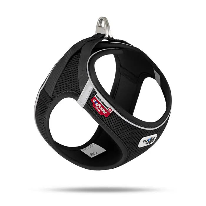 Curli Magnetic Vest Harness Air-Mesh Dog Harness Black Medium