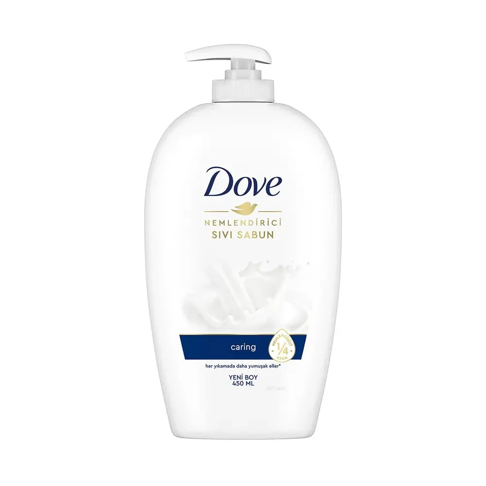 Dove Caring Liquid Hand Wash with 1/4 Moisturizing Cream 450 ml