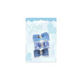 M-Pets Glam Bow Dog Hair Clip in Blue 1 pc