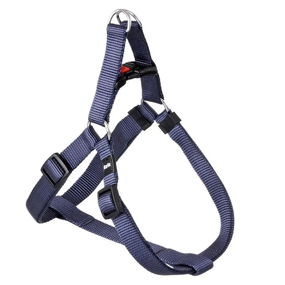 Flamingo ASP Blue Triangle Dog Harness Adjustable Nylon 20-35cm