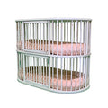 Lotus Pet Design Cat & Dog Crate Bed in Distressed White