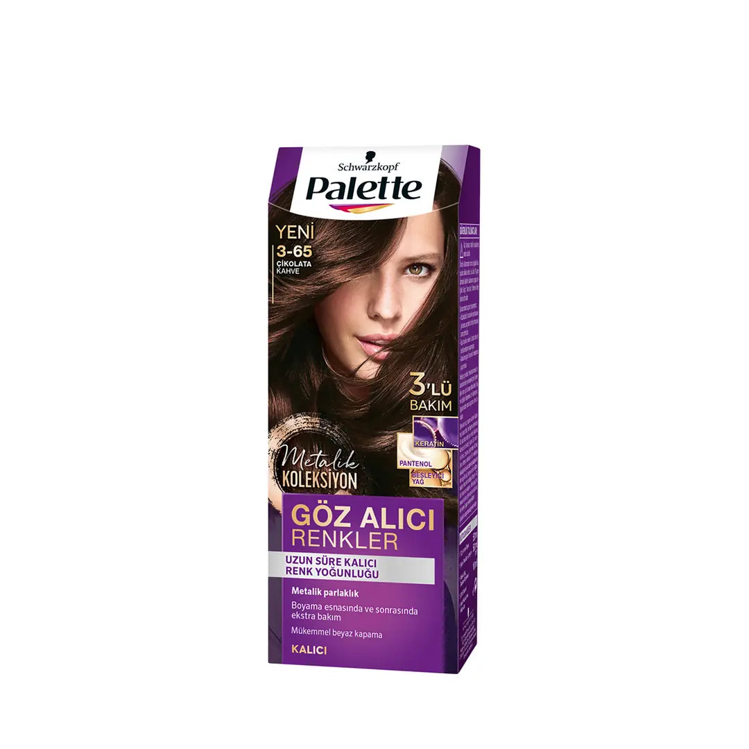 Palette Intensive Color Cream 3-65 Chocolate Brown Hair Dye