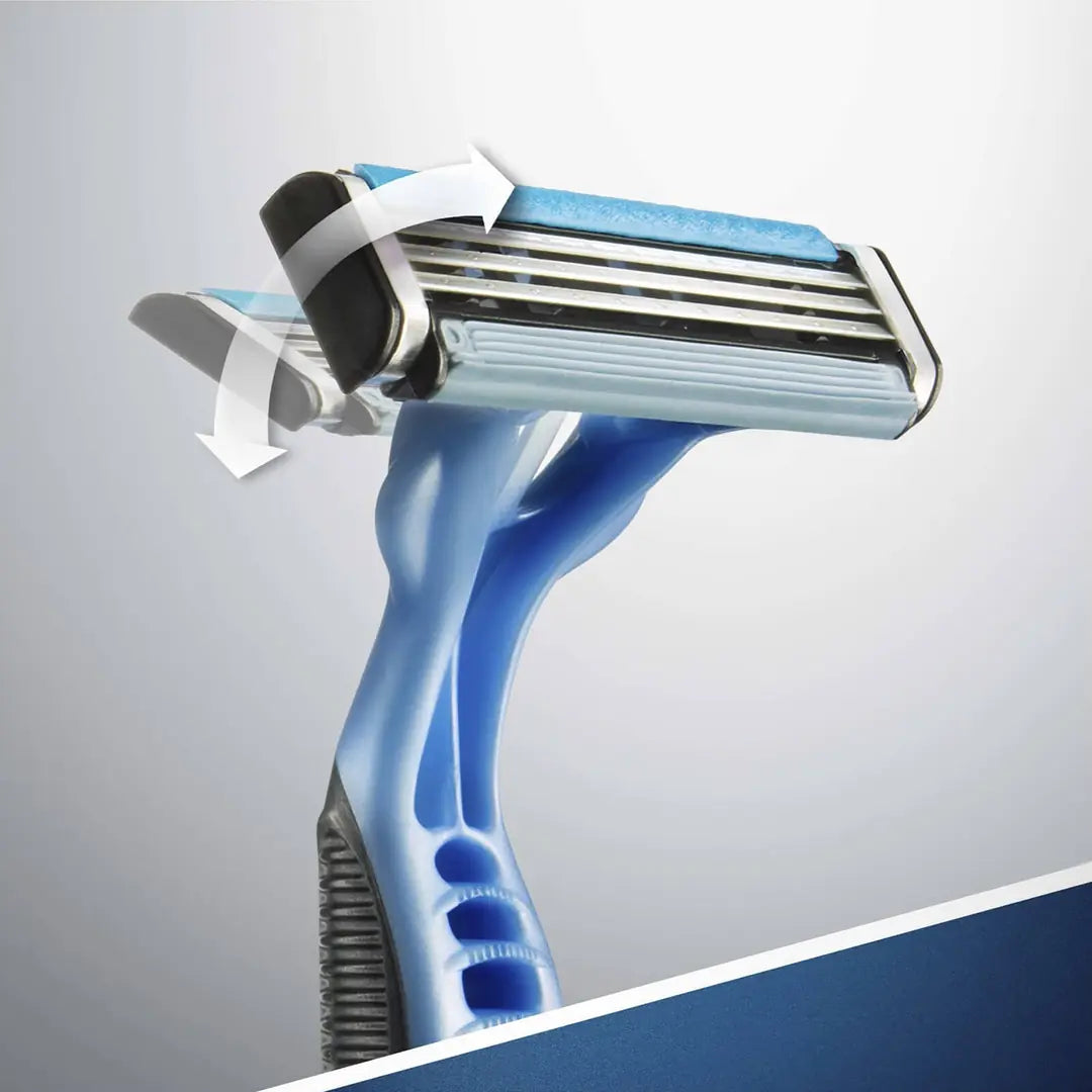 Gillette Blue3 Disposable Razors for Smooth Shave 3 Count