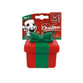 M-Pets Christmas Present Dog Toy Festive Plush Gift Shape