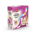 Catlife 3-Way Cat Play Tunnel for Interactive Exercise