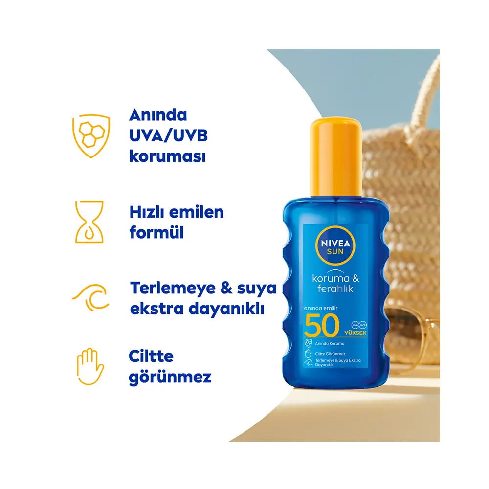 Nivea Sun Protect & Refresh SPF 50 Transparent Spray 200 ml