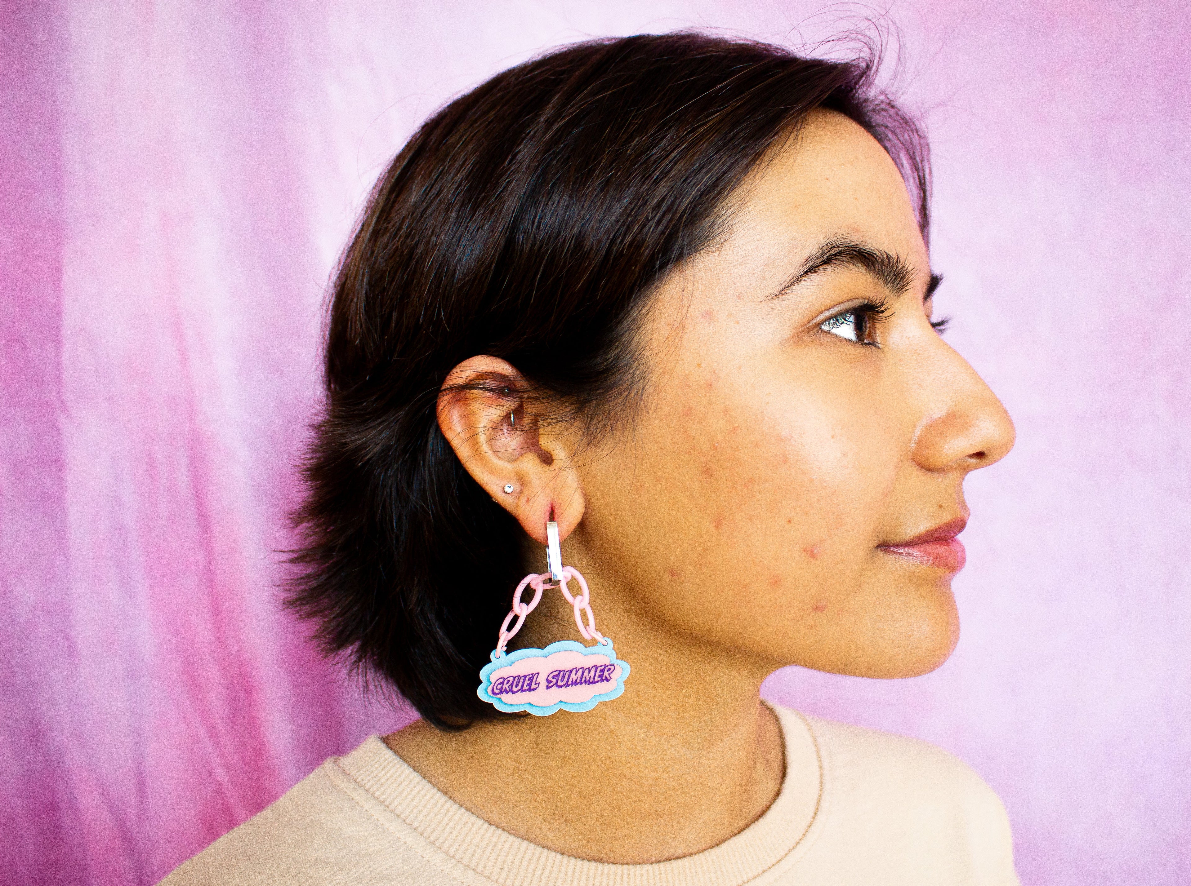 Cruel Summer (2 in 1) Earrings