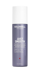 Goldwell Just Smooth Flat Marvel 1: Heat Protectant & Hair Straightening Balm for Frizz Control and Smooth, Sleek Styles - 3.38 fl oz