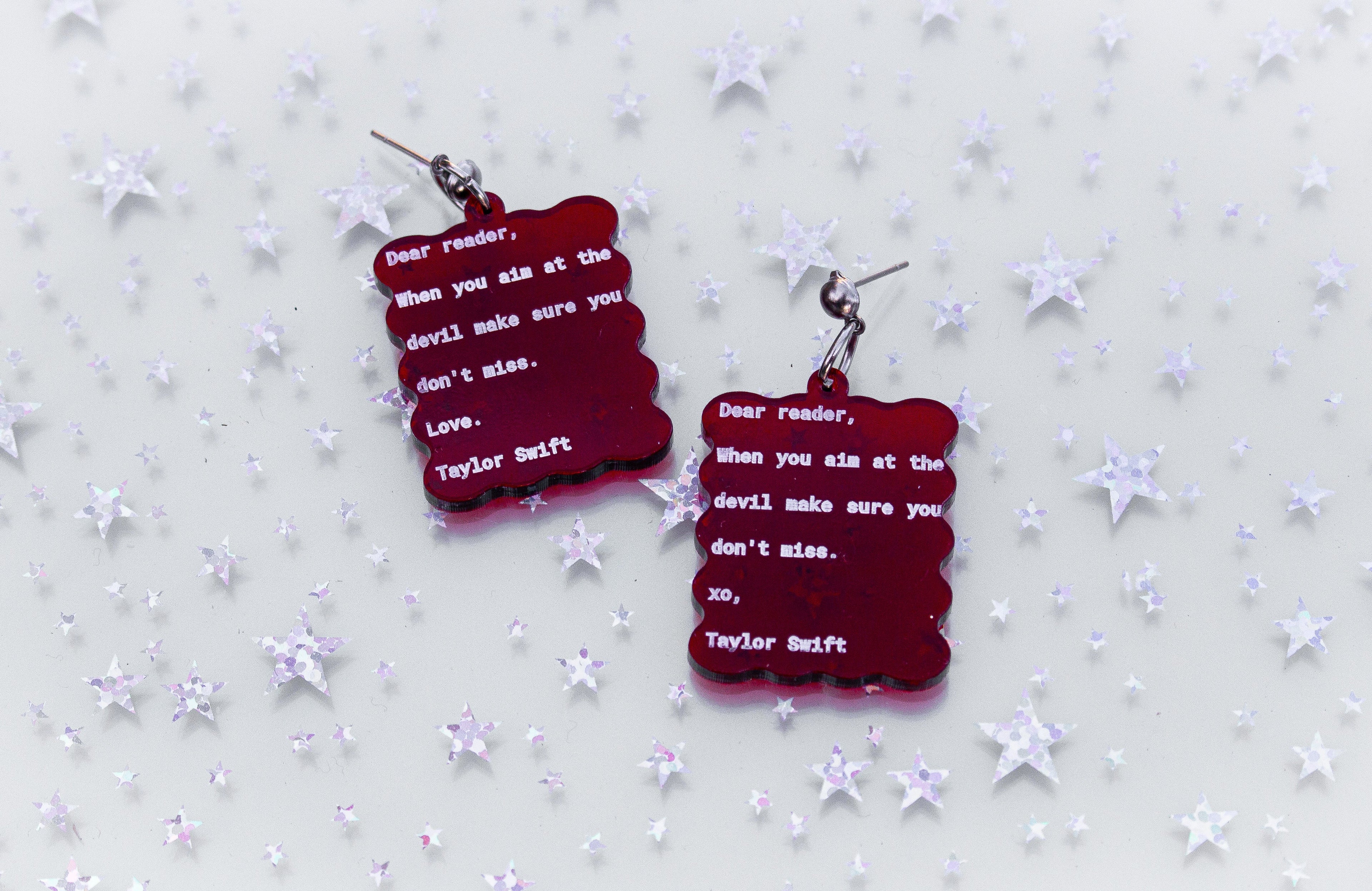 Dear Reader Earrings