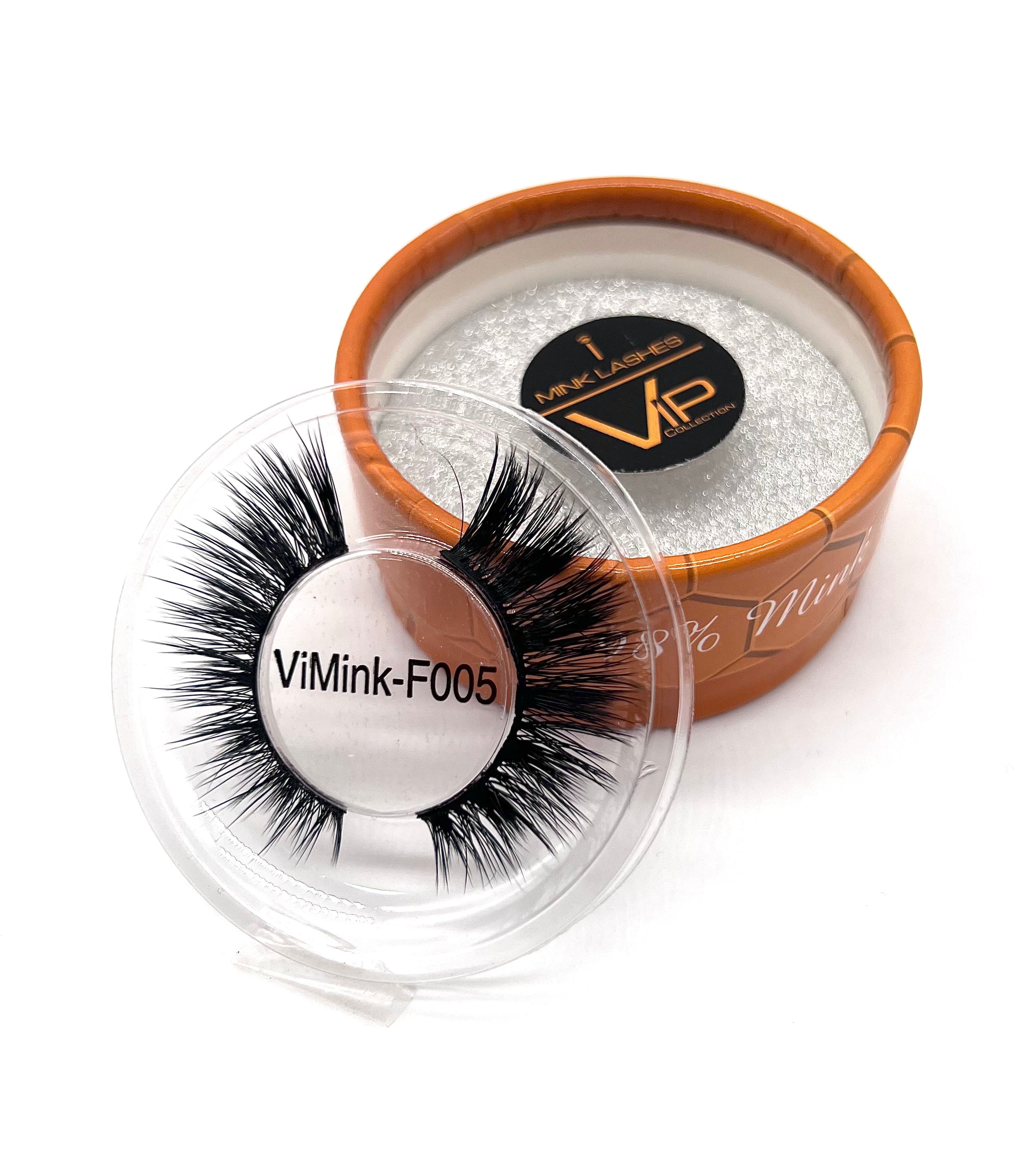 VIP iMink Super Flat Strip Lashes, 98% Mink Feel, Animal-Free