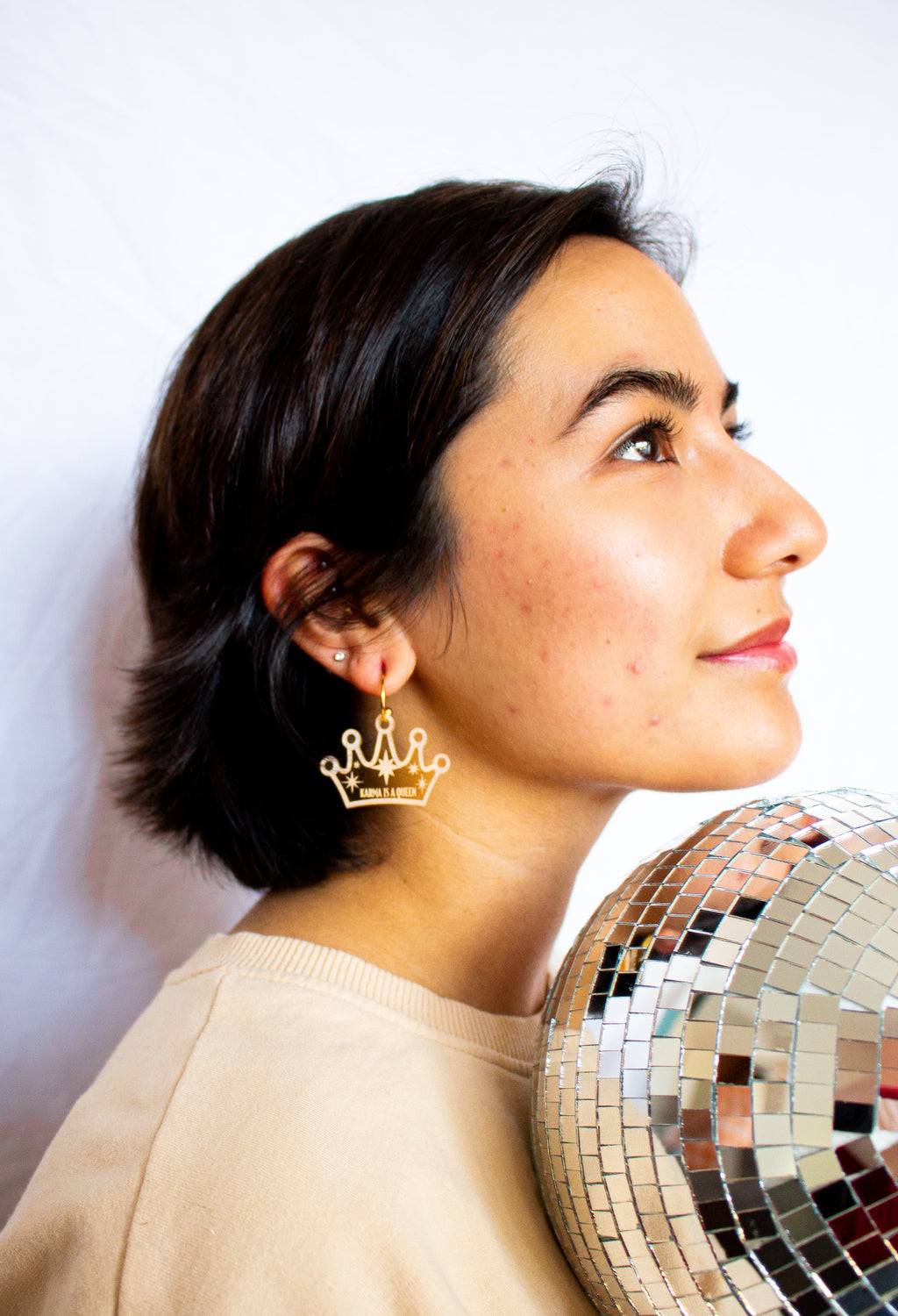 Karma is a Queen Earrings