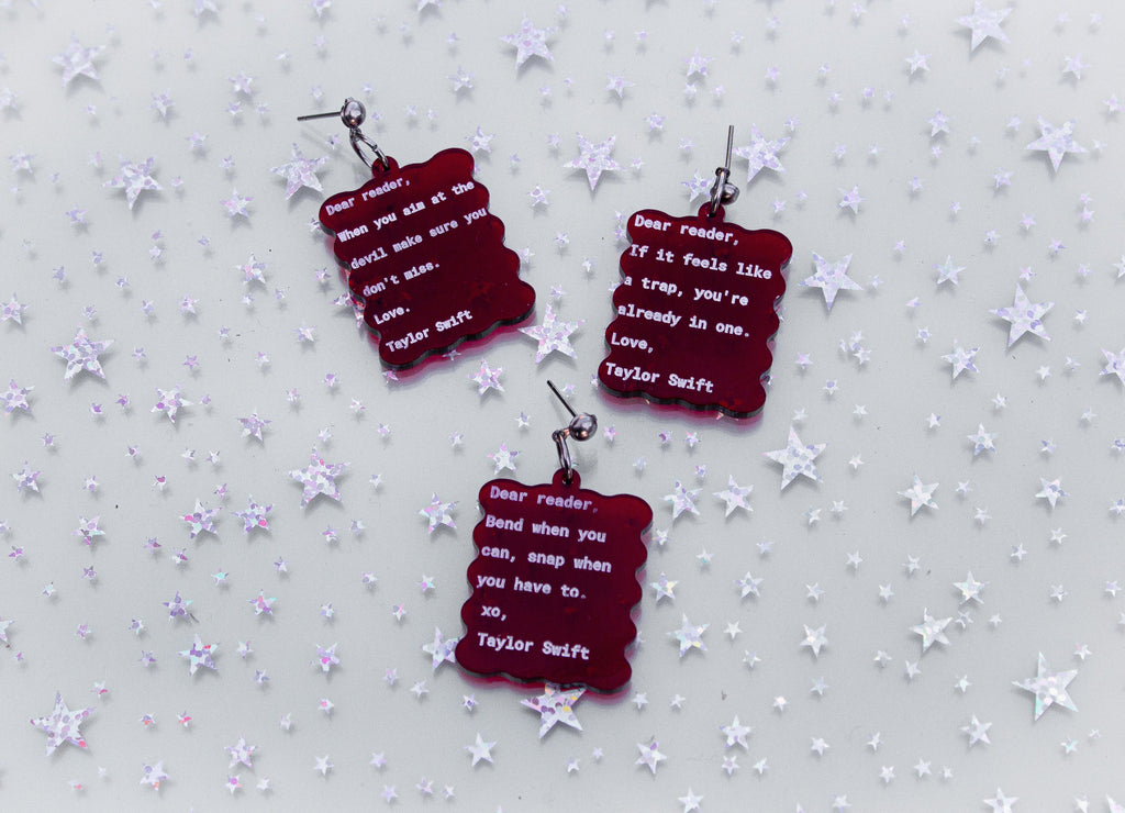 Dear Reader Earrings