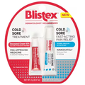 Blistex® Cold Sore Treatment Cream & Fast-Acting Pain Relief External Analgesic/Lip Protectant, 2-Pack