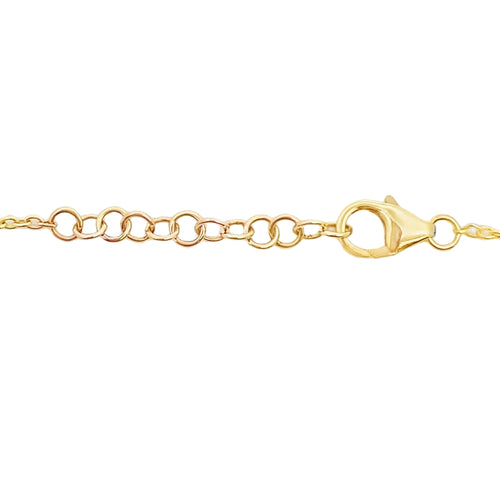 .10ct Diamond Bracelet 14KT Yellow Gold