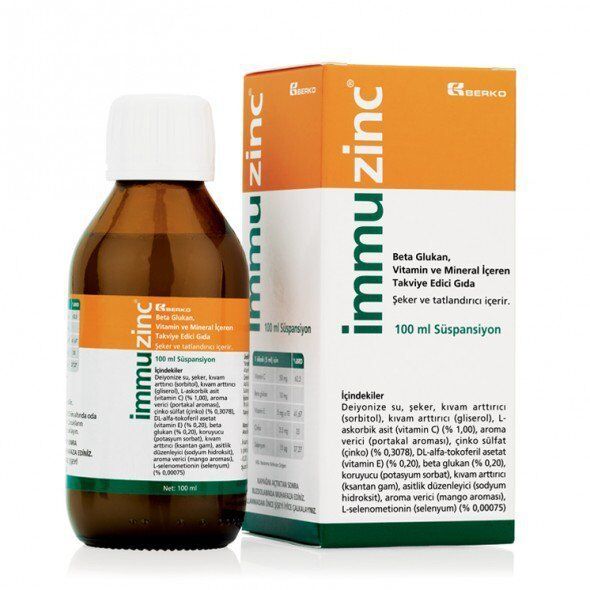 Lilyum Ilac Immuzinc Syrup Beta-Glucan & Multivitamin 100 ml